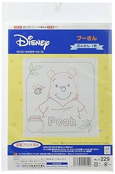 Amazon | オリムパス製絲 刺し子キット ディズニー 花ふきん